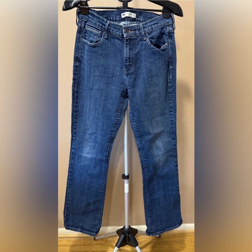 Levi’s 515 Bootcut Jeans Women’s Sz 10 Mid Rise Stretch Embellished Pockets